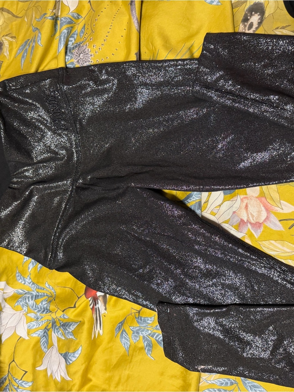 Victoria’s Secret sport Black Shimmery High-Waist Women's Pants